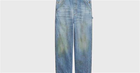 jeans gucci sporchi di erba